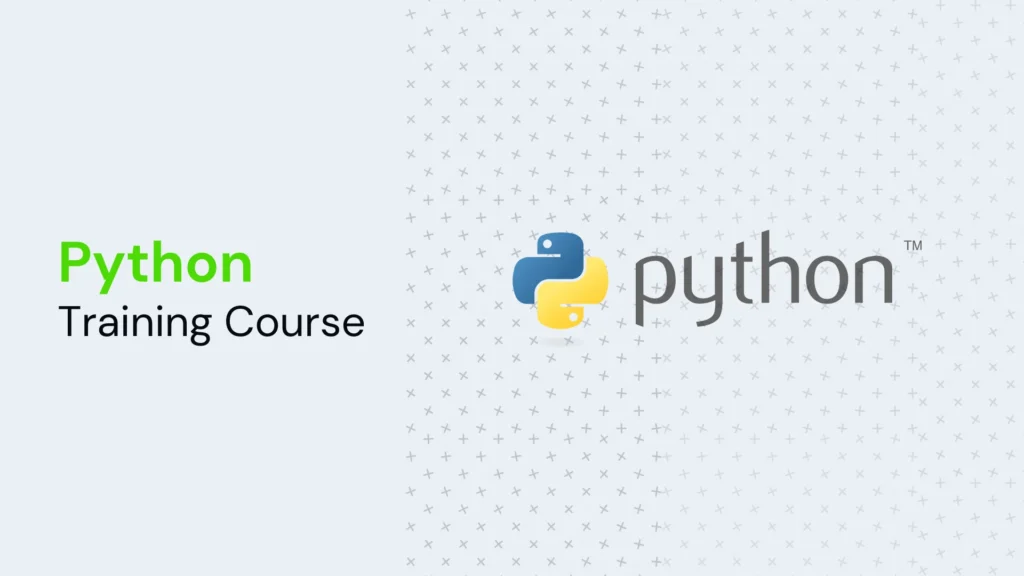 Python training banner